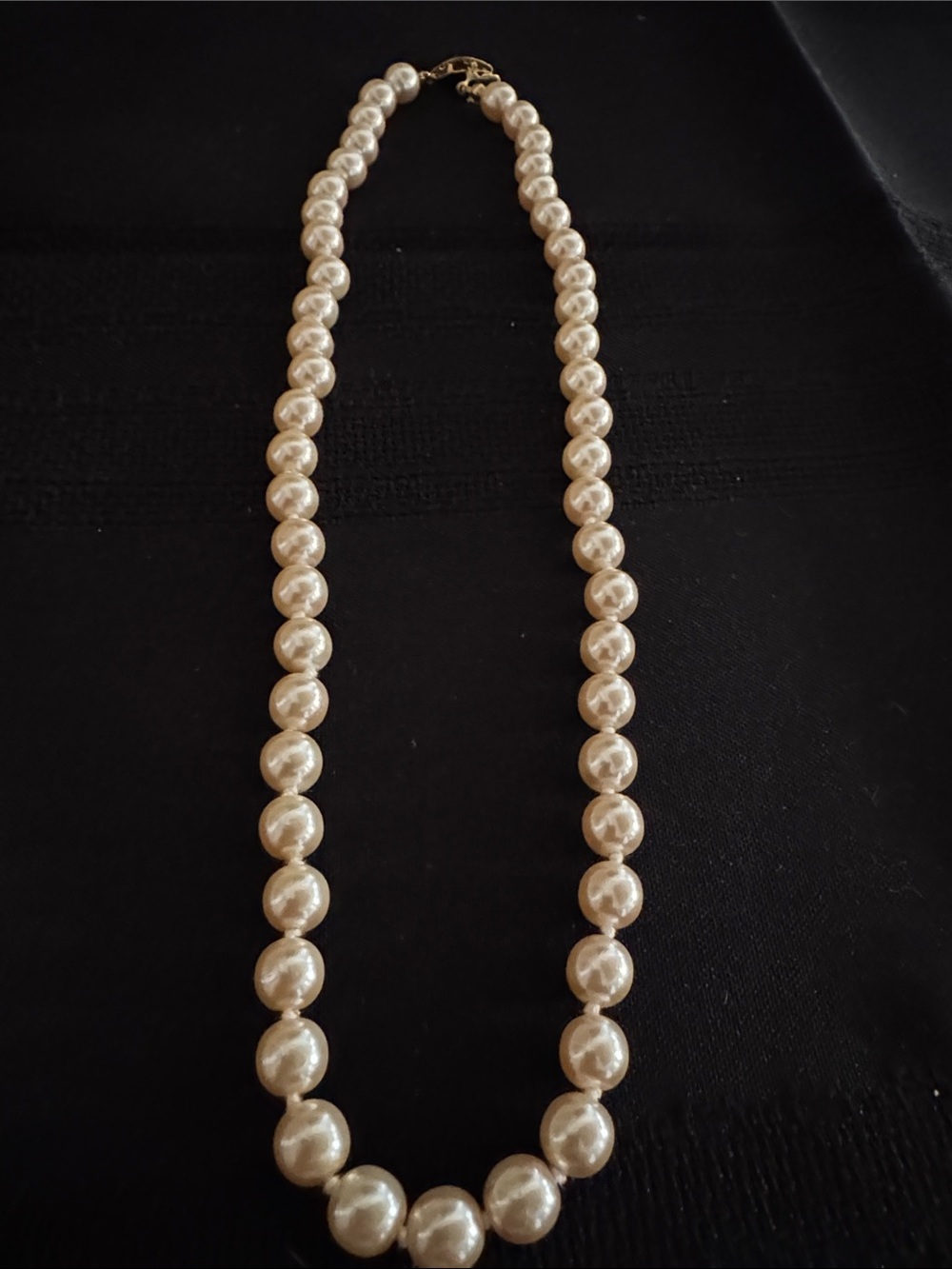 Classic Cream Pearl Necklace - Elegant Women’s Jewelry